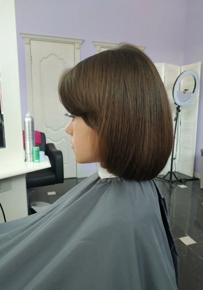 Каре с чёлкой