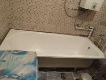 Чугунная советская ванна размером 2м 