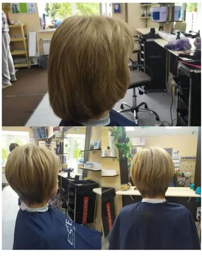 Профессиональные парикмахеры создают стильные стрижки клиентам в уютном салоне.