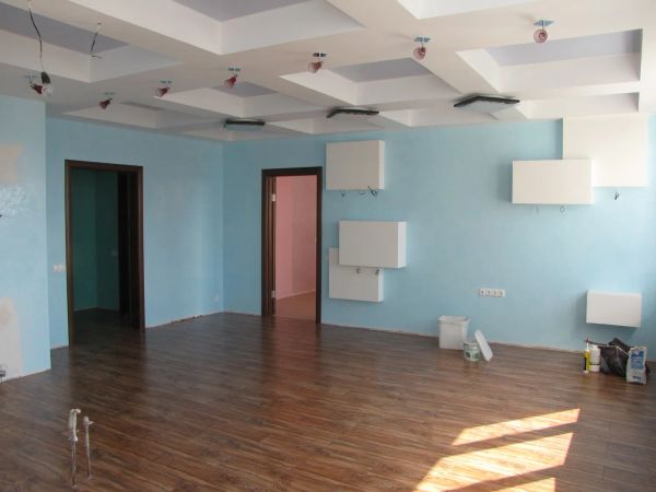 Отделка квартир под ключ, полы плитка, стены декоративная штукатурка, потолки гипсокартон