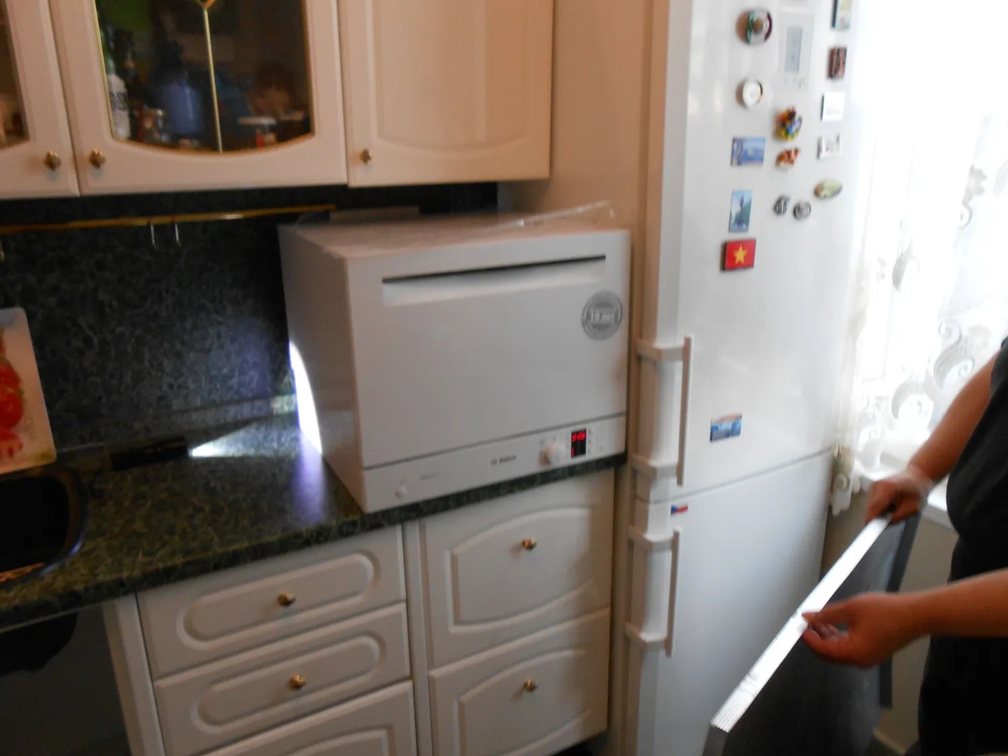 Настольная посудомоечная машина куда поставить на кухне