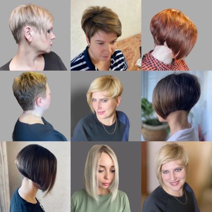 Группа парикмахеров создаёт стильные прически и образы