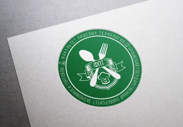 Дизайн логотипа для факультета пищевых технологий