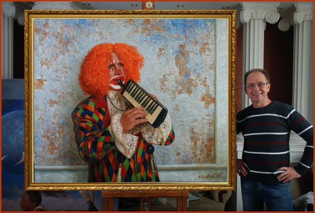 Джазовый клоун в картинах великих художников