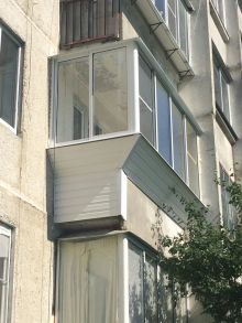 Балкон с выносом 
