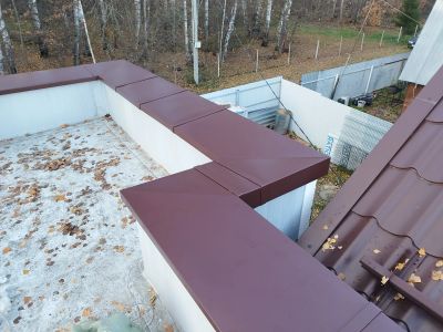 Парапет кровли 