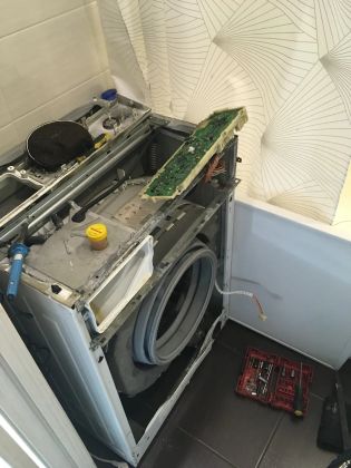 Ремонт электронного блока управления на стиральной машины Bosch