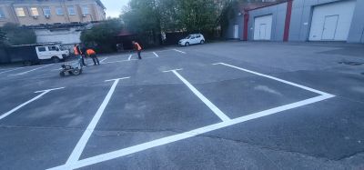 Покраска парковки 