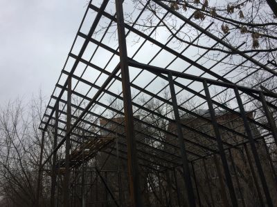 Металллконструкция из проф. трубы и швеллеров ДxШxВ    10000 мм х 7000 мм х 6000 мм