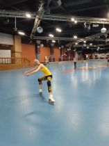 Тренировка по фигурному катанию на роликовых коньках