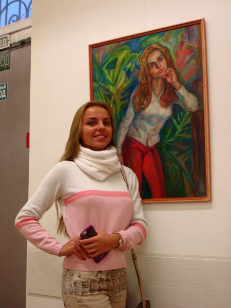 Портрет с натуры. Фото из Нижегородского гос. выставочного комплекса