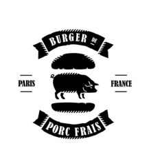 Логотип для французской бургерной 