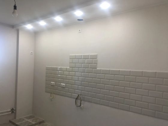 Фартук и короб из гипсокартона