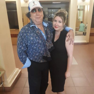 Евгением Герчаковым после завершающего этапа конкурса " С чего начинается Родина" он в жюри, я ведущая