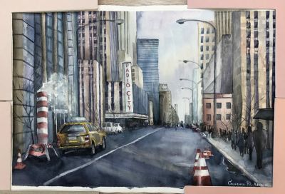 Акварель (моя работа)