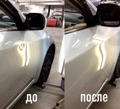 ремонт и покраска двери.