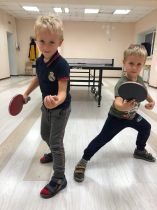 Тренировка по настольному теннису для детей от 4 лет