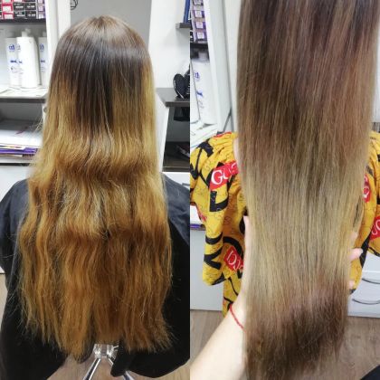 Мелирование волос +Полировка волос 