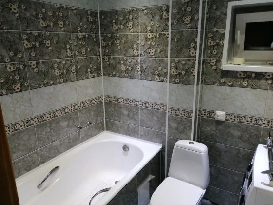 Ванная комната утепления каркаса дома, обработки после грибка, обшивки, замены панелей, и частично электрических сетей