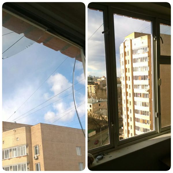 Был заменён разбитый стеклопакет в квартире в окне от застройщика(толщина стеклопакета 20мм,достаточно редкая толщина)