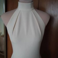 Вечернее платье на выпускной бал, из натурального тяжёлого шёлка, подклад натуральный шёлк 