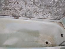 Реставрация чугунной ванны жидким акрилом 1.7 м