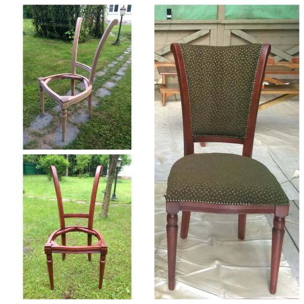 Реставрация и перетяжка стула