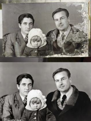 Реставрация старой фотографии