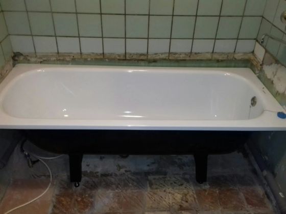 Установка ванны Reimer 1700×700×400 с заменой канализации.Ярославль.Заволга.2019 год 