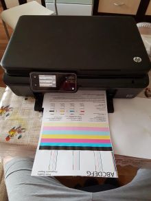 Принтер HP PS 5510d (5515) после ремонта