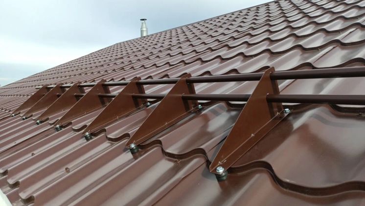 Монтаж водосточных систем и систем снегозадержания