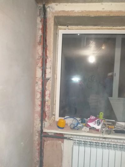 Перенос стояков в стену 