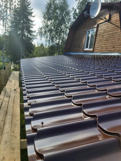 Настил металочерепицы 