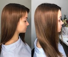 Зональное Наращивание волос (челка)