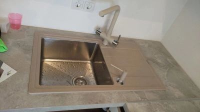 Монтаж раковины, смесителя с питьевой водой, фильтра питьевой воды