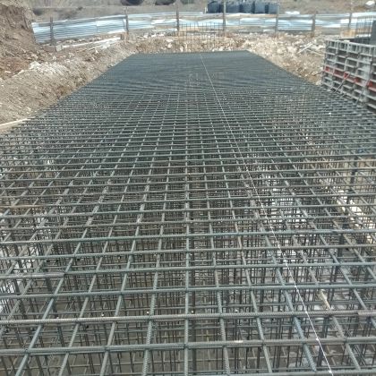 Армирование и опалубка фундамента под мельницу