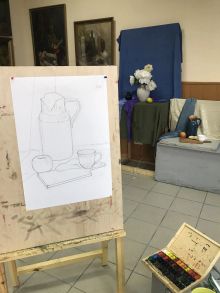 Занятия по живописи и рисунку