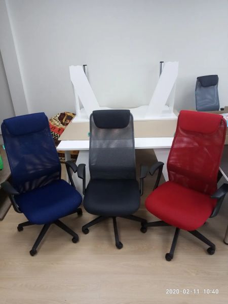 сборка офисных стульев с газоблоком