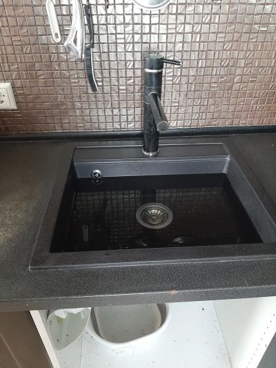 Замена треснувшей(разбитой) мойки(раковины) на кухне.