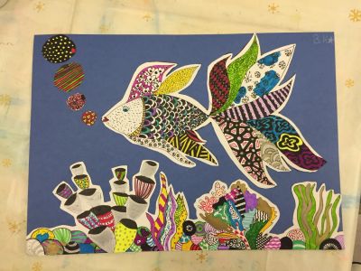 Работа ученика (6 лет)