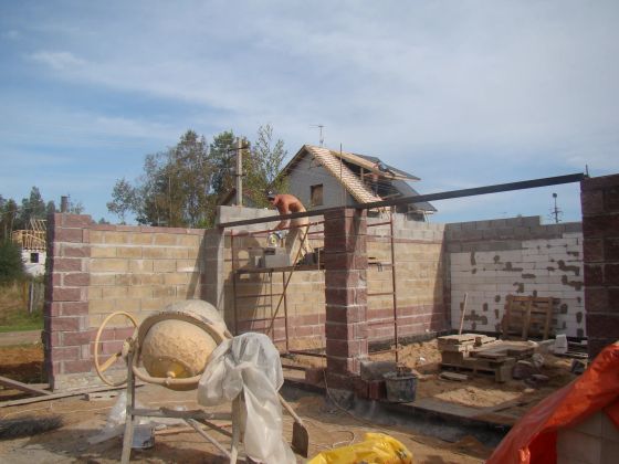 Строительство гаража