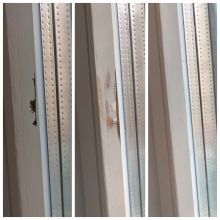 Реставрация штапика на деревянном окне ДО/ПОСЛЕ