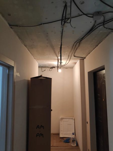 Монтаж электропроводки в двухкомнатной квартире+демонтаж старой проводки