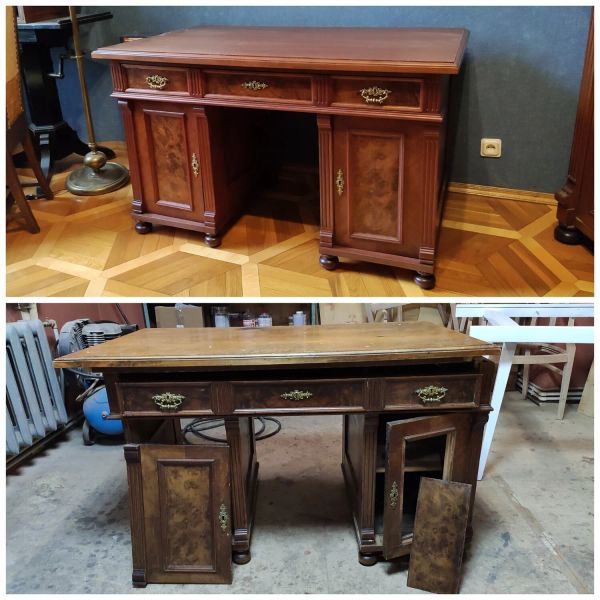 Реставрация письменного стола