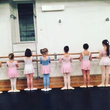 Занятия в студии балета 
