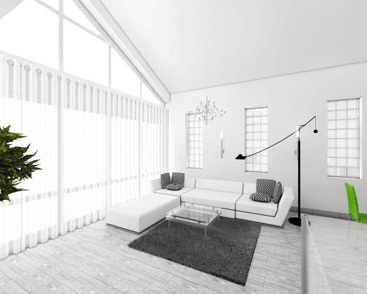 Проект интерьера дома в стиле минимализм