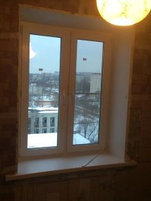 Замена деревянного окна на ПВХ