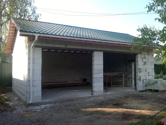 Строительство гаража