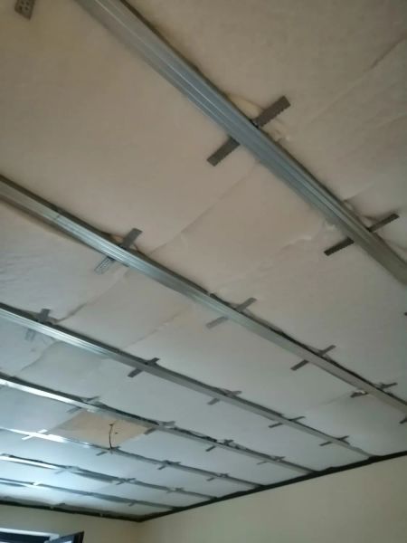 Звукоизоляция потолка. С материалами против аллергией. 