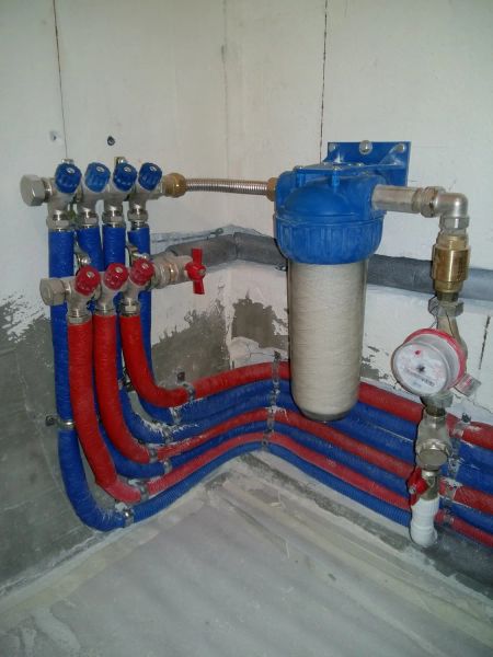 коллекторная разводка водопровода в квартире